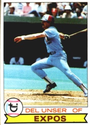 1979 Topps Baseball Cards      628     Del Unser